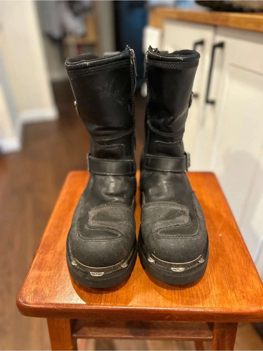 Sorel Black Kids Mid-Calf Zip and Strap Boots